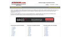 Desktop Screenshot of acronimi.com