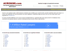 Tablet Screenshot of acronimi.com